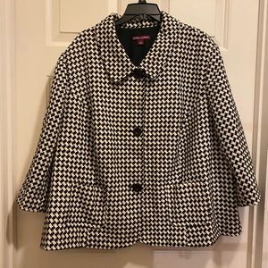 Suit Jacket with 3/4 Length Sleeves